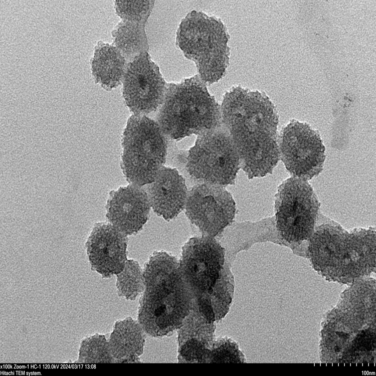 介孔硅包硫化铜纳米颗粒